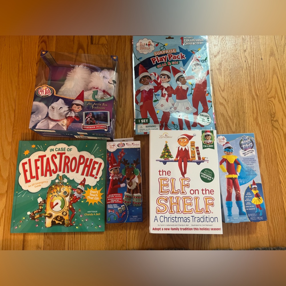 Elf on shelf lot set